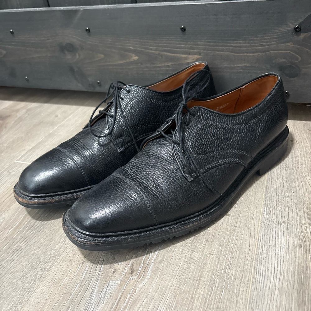 Allen Edmonds Black Leather Oxfords 12 D